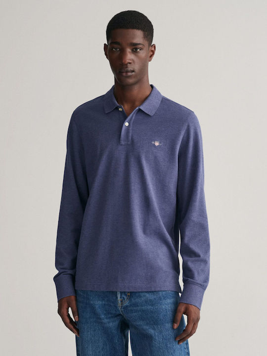 Gant Polo Μπλούζα Κοντομάνικη Μπλε