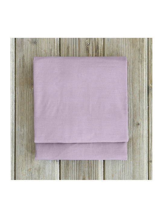 Nima Σεντόνι Μονό 160x260εκ. Unicolors Pale Mauve