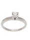 Diamond Jools Einzelner Steine Ringe aus Weißgold 18K mit Diamant