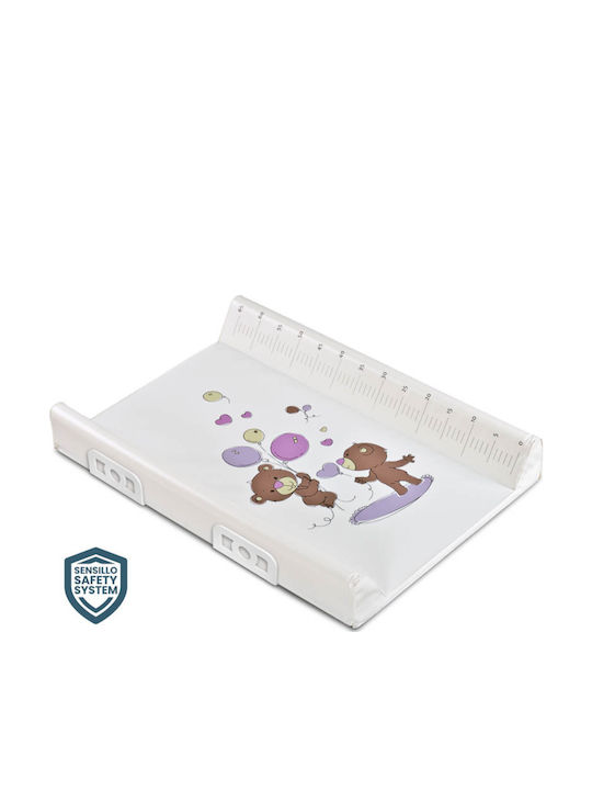 Sensillo Soft Changing Pad made of Fabric Beige, Purple