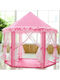 Kids Castle Play Tent Pink