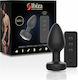 Ibiza Anal Plug mit kabelloser Funktion und Vibration Klein Schwarz