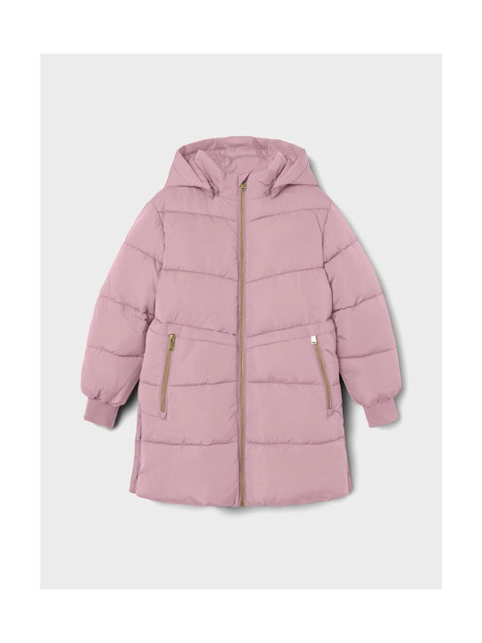 Name It Kinderjacke Kurz mit Kapuze Flieder