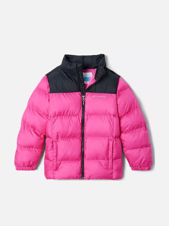 Kinder Freizeitjacke Kurz mit Kapuze Rosa