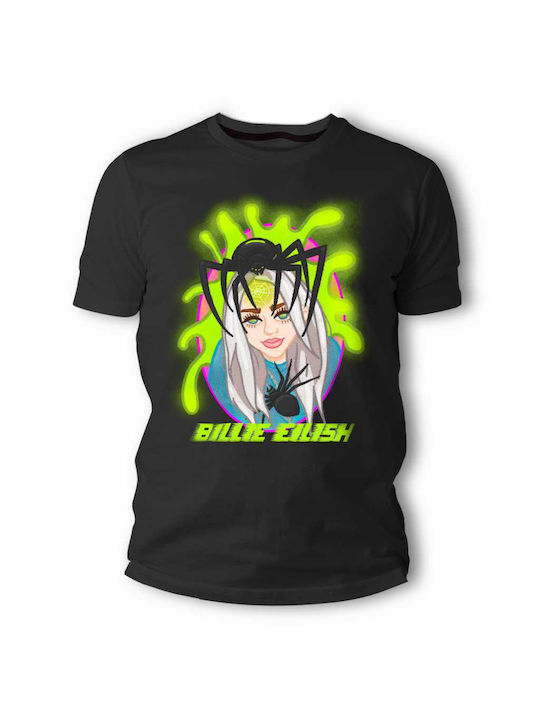 Frisky T-shirt Billie Eilish σε Μαύρο χρώμα