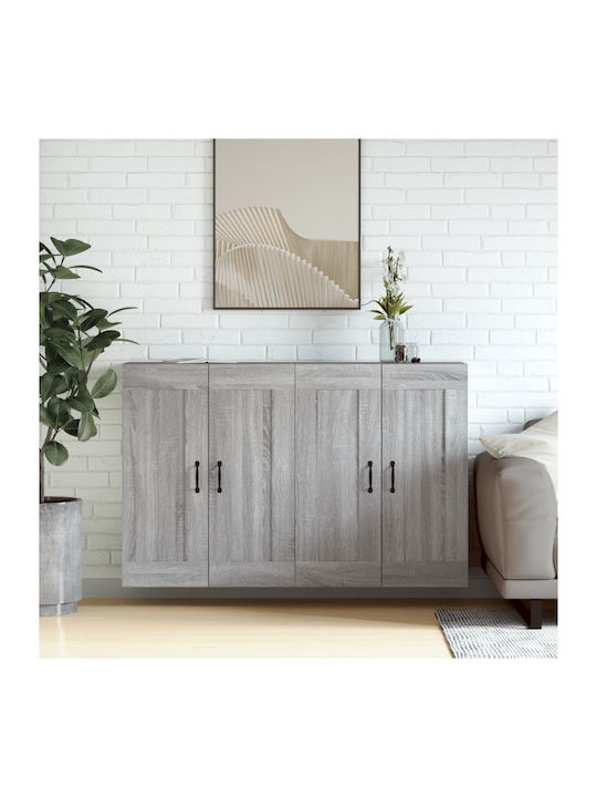 Wooden Buffet Gray Sonoma L69.5xW34xH90cm