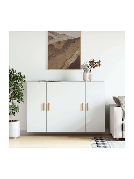 Wooden Buffet White L69.5xW34xH90cm