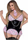Magic Silk Costum Sexy Mărime Mare Negru