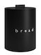 Pam & Co Bread Box Inox Black 20x20x25cm