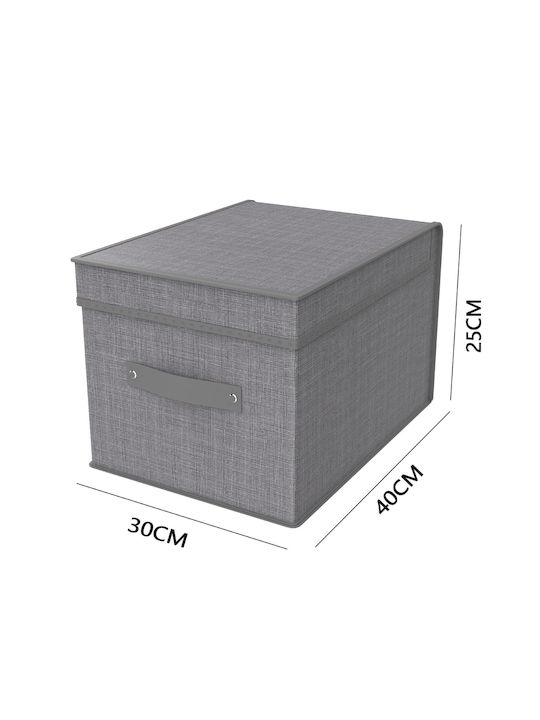 Tpster Plastic Storage Box with Lid 30x40x25cm