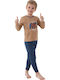 Roly Poly Kids' Pajamas Winter Navy Blue Bear