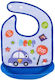 Bocioland Fabric Baby Bib with Pocket Grey