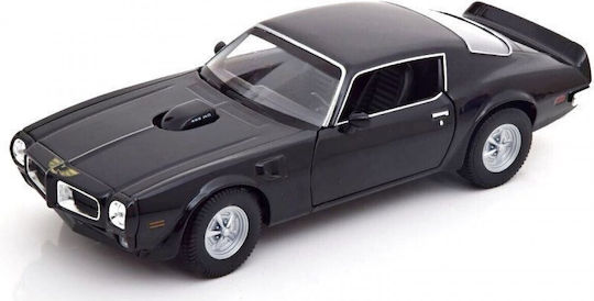 Welly Pontiac Φιγούρα Μοντελισμού Αυτοκίνητο Μαύρη σε Κλίμακα 1:24