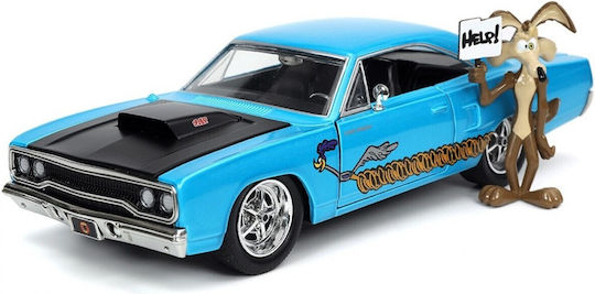Jada Toys Plymouth Φιγούρα Μοντελισμού Αυτοκίνητο Μπλε σε Κλίμακα 1:24