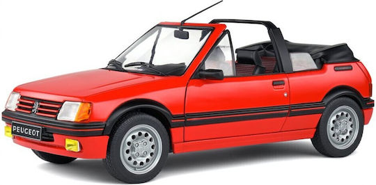 Solido Peugeot Modeling Figure Car Red in Scale 1:18