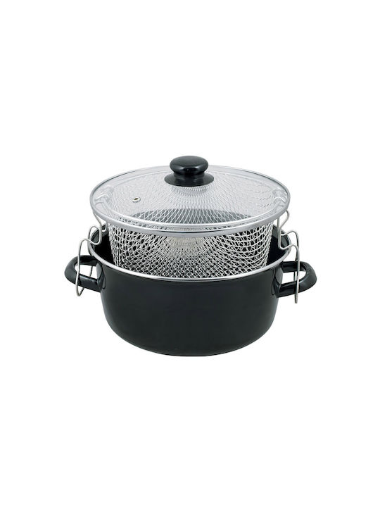 Klikareto Aluminum Deep Fryer Pot 24cm