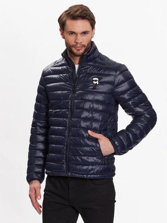 Winter Jacket Puffer Waterproof Navy Blue