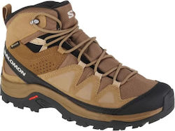 Salomon Quest Rove Gtx Men's Waterproof Hiking Boots Gore-Tex Brown