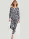 Vamp Winter Women's Pyjama Set Gray