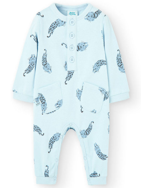 Boboli Baby Bodysuit Set Light Blue