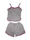 Tres Chic Set Pijamale pentru Femei Roz
