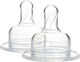 Dr. Brown's Natural Flow Options Babyflaschensauger Normaler Fluss für 0+ Monate 2cm