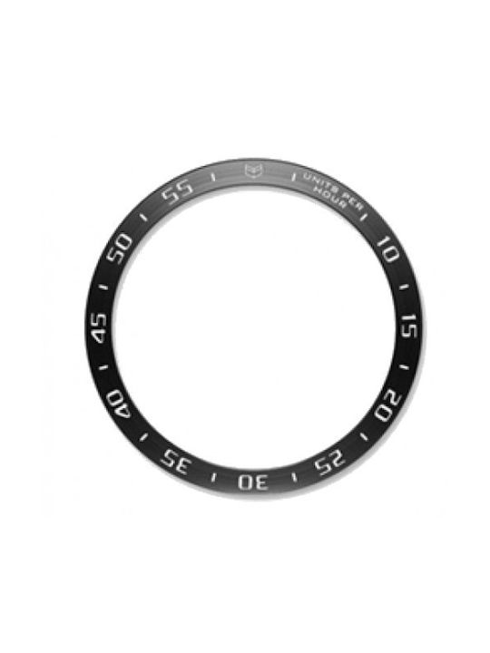 Protective Bezel Stainless Steel Black for Galaxy Watch6 Classic 47mm