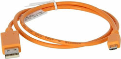 HP Regulär USB 2.0 auf Micro-USB-Kabel Orange 1m (JY728A) 1Stück