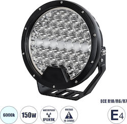 GloboStar Waterproof LED Headlight for 12V 150W with White Lighting 1pcs