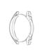 Electroplated Θήκη Σιλικόνης σε Διάφανο χρώμα για το Galaxy Watch6 44mm