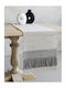 Nima Runner Cotton Innes Ecru (#F5F5DC), Grey (#808080) 40x160cm