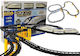 Lean Toys Railway Σετ με Τρενάκι για 3+ Ετών