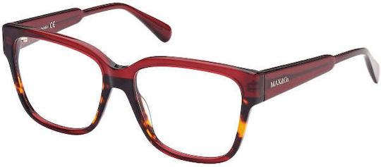 Max & Co Weiblich Kunststoff Brillenrahmen Braun Schildpatt