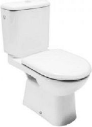 Jika Stehende Toilette mit Spülung mit Deckel Sanftes Schließen Weiße