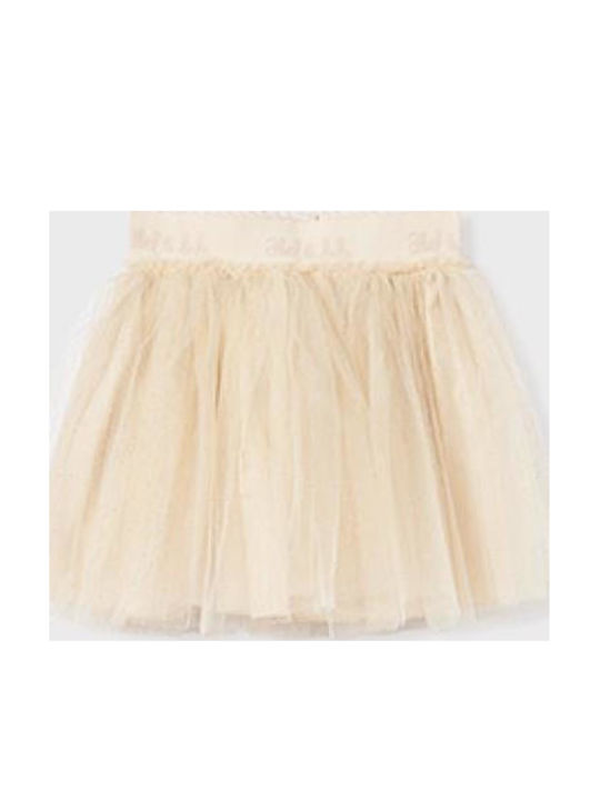 Kids' Tulle Skirt Beige