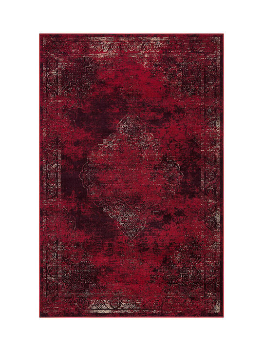 Ezzo Antika 6010ahh Modern Bedroom Rugs Set Burgundy OR320447 3pcs