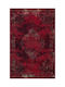 Ezzo Antika 6010ahh Modern Bedroom Rugs Set Burgundy OR320447 3pcs