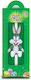 Easter Candle Round with Box Looney Tunes Plush White