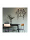 Wanddekoration Silhouette Sirayet Schwarze aus Metall 45x44cm