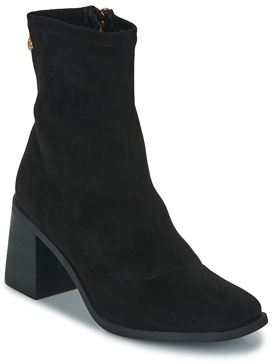 Xti Suede Women's Ankle Boots Black