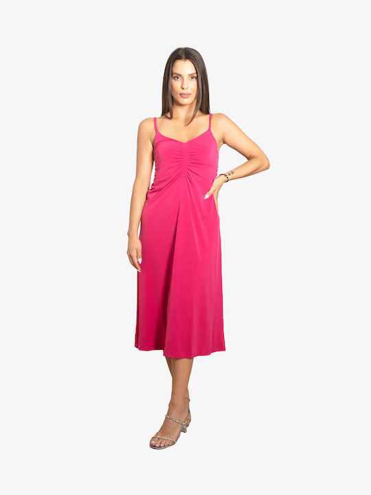 Olian Mini Evening Dress Fuchsia