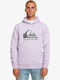 Big Logo Sweatshirt with Hood Purple