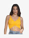 Olian Women's Summer Blouse Sleeveless Orange