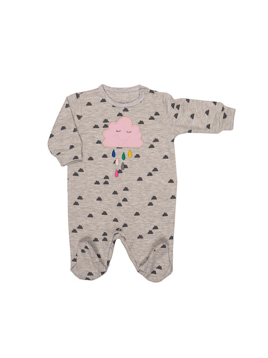 Mother Baby Set Baby Strampler Gray