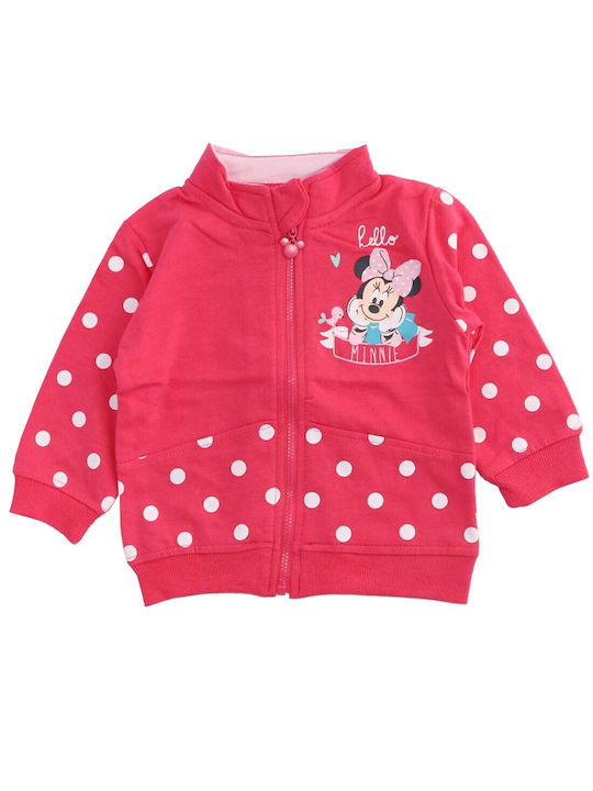 Disney Kinder-Strickjacke Rosa