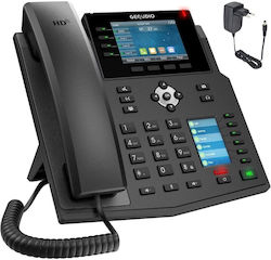 Gequdio GX5+ Verkabeltes Schwarzes IP-Telefoniegerät