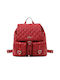 Doca Damen Tasche Rucksack Rot