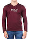 Ralph Lauren Men's Long Sleeve Blouse Burgundy