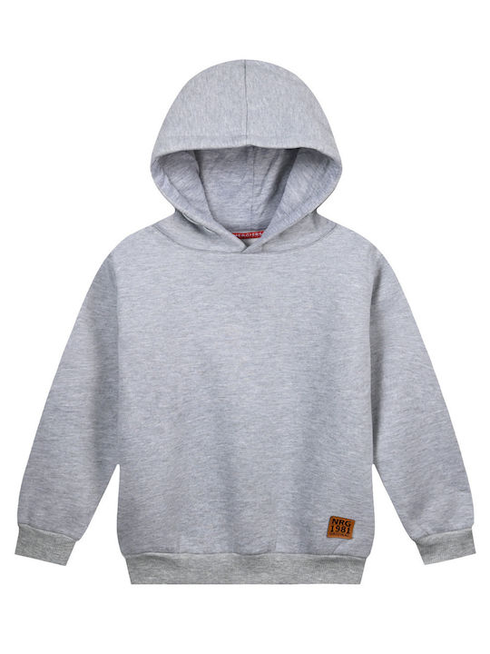 Energiers Kinder Sweatshirt mit Kapuze Gray