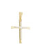 Alorado Herren Gold Kreuz 14K